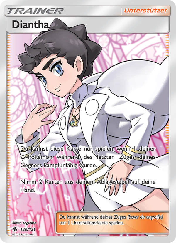 Diantha 130 — Grauen Der Lichtfinsternis (German Pokémon TCG card)