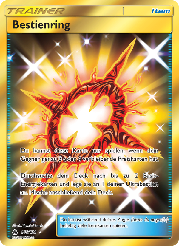 Bestienring 141 — Grauen Der Lichtfinsternis (German Pokémon TCG card)