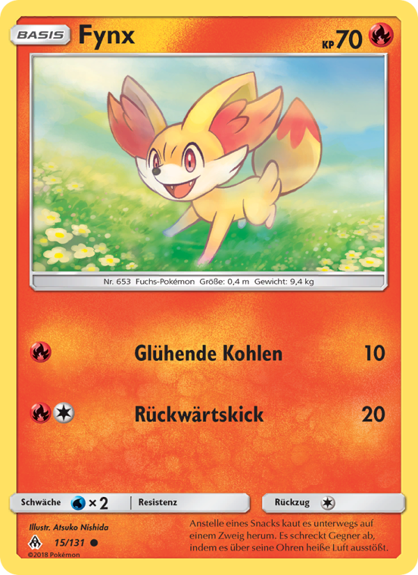 Fynx 15 — Grauen Der Lichtfinsternis (German Pokémon TCG card)