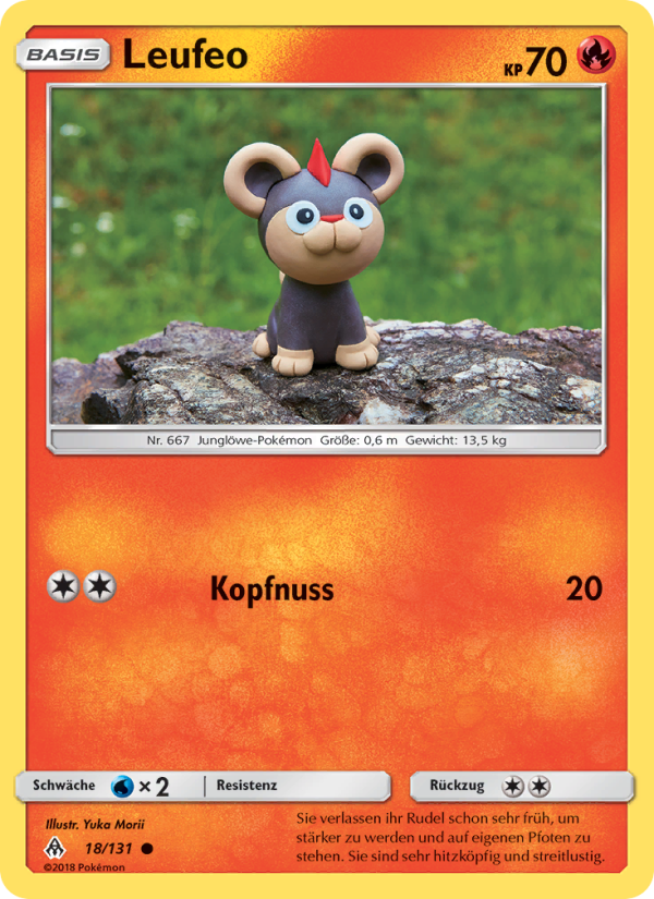 Leufeo 18 — Grauen Der Lichtfinsternis (German Pokémon TCG card)
