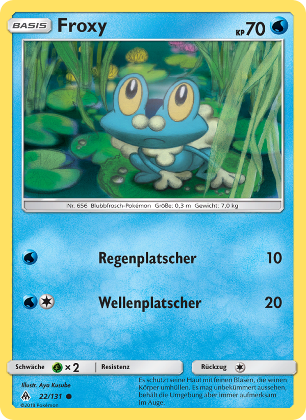 Froxy 22 — Grauen Der Lichtfinsternis (German Pokémon TCG card)