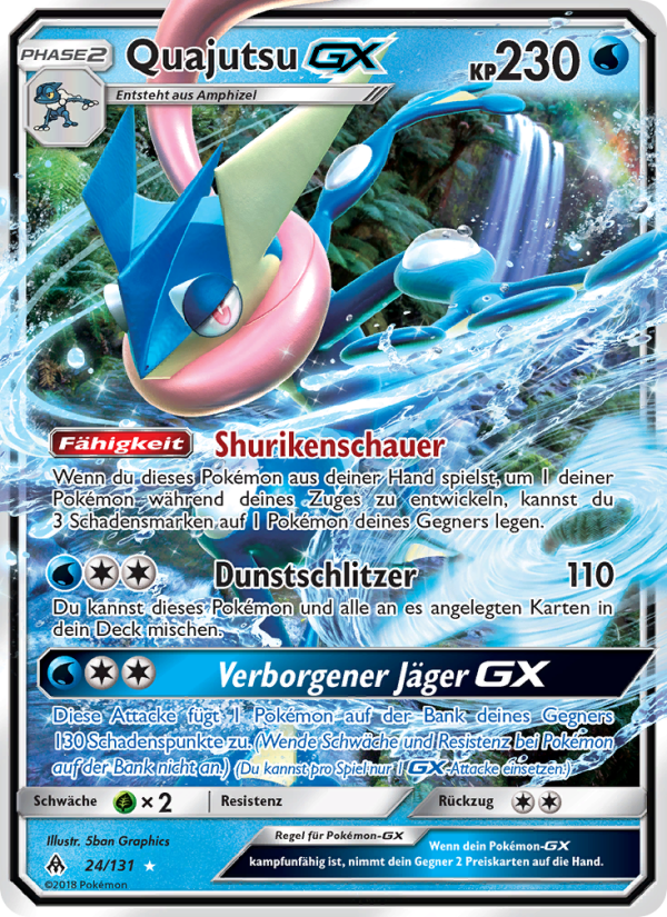 Quajutsu GX 24 — Grauen Der Lichtfinsternis (German Pokémon TCG card)