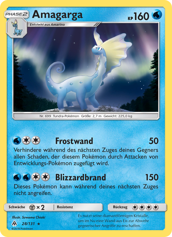 Amagarga 28 — Grauen Der Lichtfinsternis (German Pokémon TCG card)