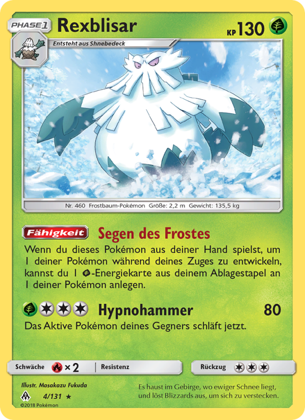 Rexblisar 4 — Grauen Der Lichtfinsternis (German Pokémon TCG card)
