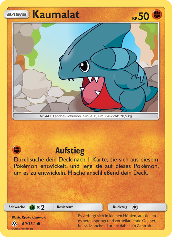 Kaumalat 60 — Grauen Der Lichtfinsternis (German Pokémon TCG card)