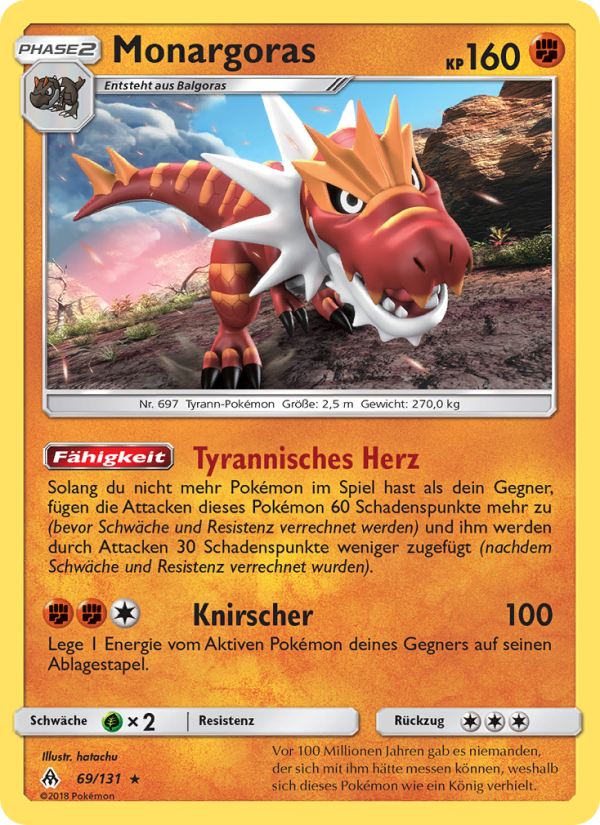 Monargoras 69 — Grauen Der Lichtfinsternis (German Pokémon TCG card)