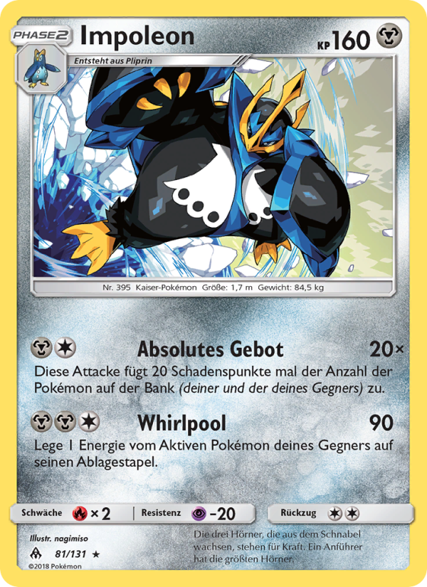 Impoleon 81 — Grauen Der Lichtfinsternis (German Pokémon TCG card)