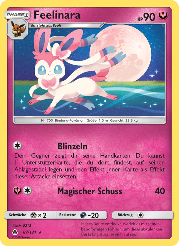 Feelinara 87 — Grauen Der Lichtfinsternis (German Pokémon TCG card)