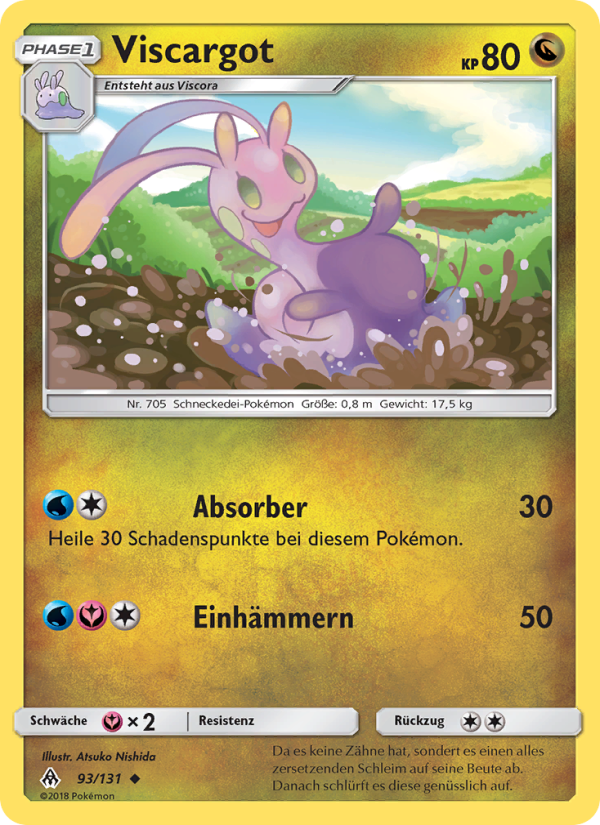 Viscargot 93 — Grauen Der Lichtfinsternis (German Pokémon TCG card)