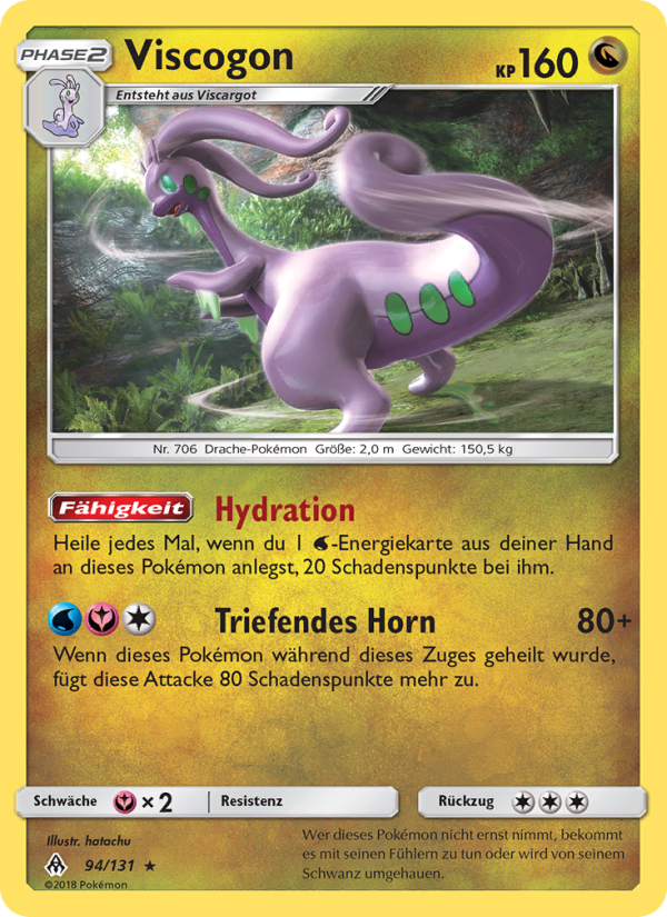 Viscogon 94 — Grauen Der Lichtfinsternis (German Pokémon TCG card)