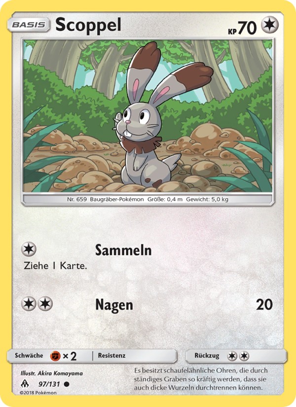 Scoppel 97 — Grauen Der Lichtfinsternis (German Pokémon TCG card)