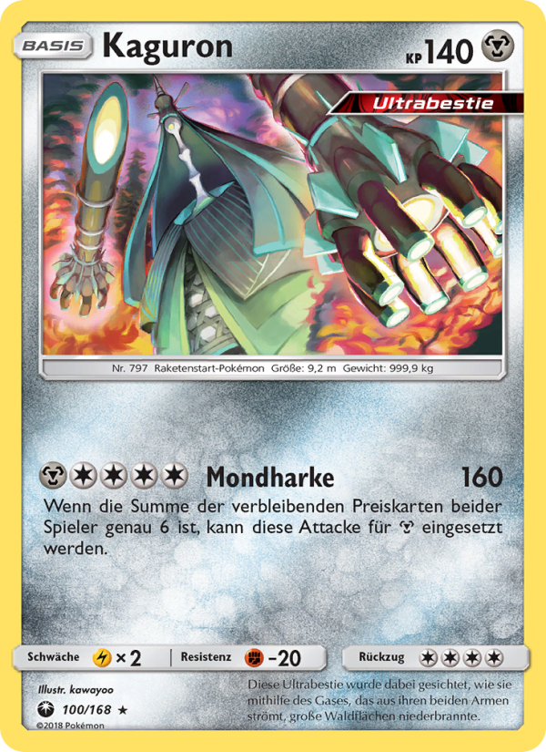 Kaguron 100 — Celestial Storm (German Pokémon TCG card)