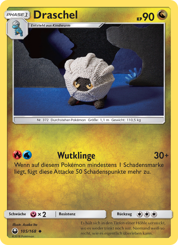 Draschel 105 — Celestial Storm (German Pokémon TCG card)