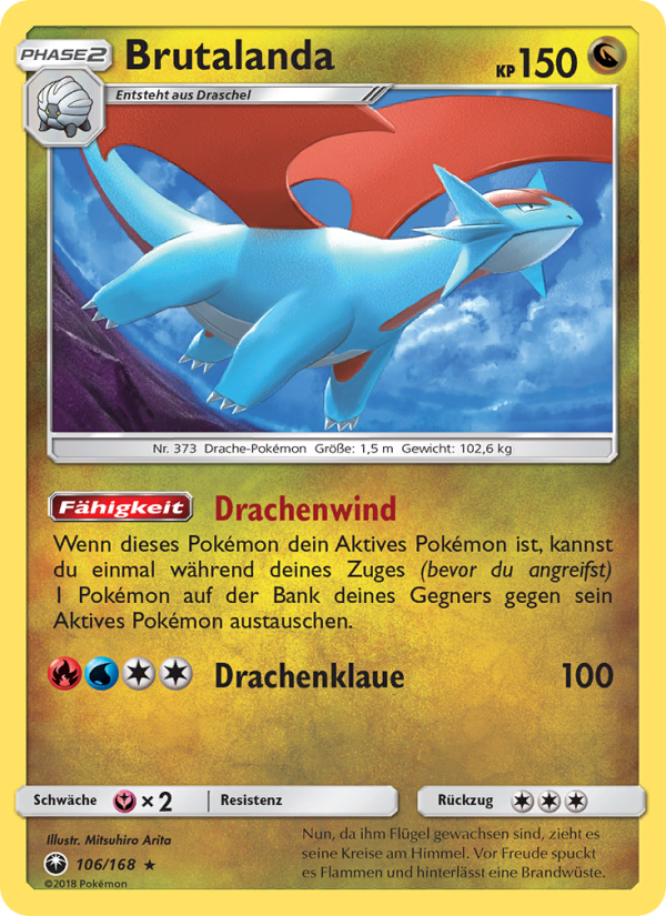 Brutalanda 106 — Celestial Storm (German Pokémon TCG card)