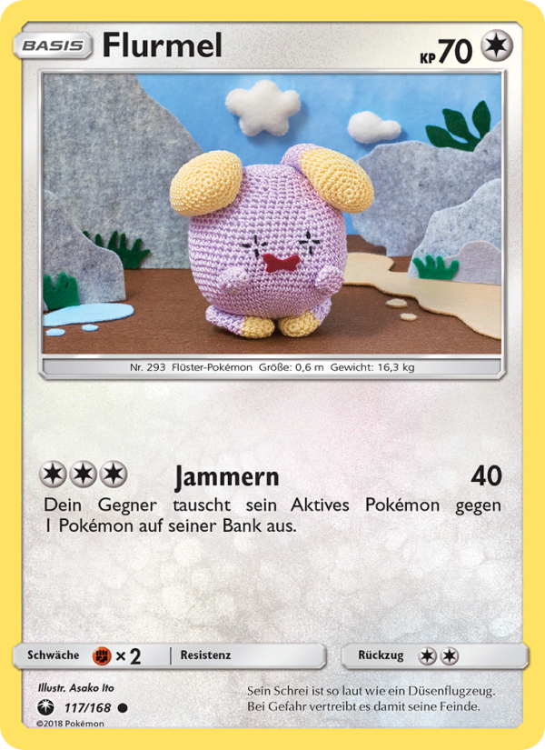 Flurmel 117 — Celestial Storm (German Pokémon TCG card)