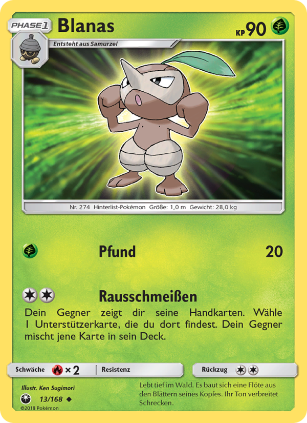 Blanas 13 — Celestial Storm (German Pokémon TCG card)