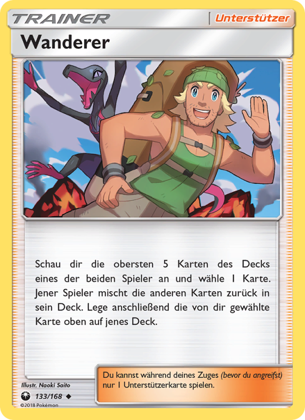 Wanderer 133 — Celestial Storm (German Pokémon TCG card)
