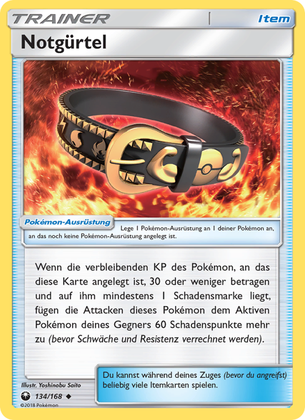 Notgürtel 134 — Celestial Storm (German Pokémon TCG card)