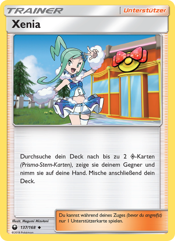Xenia 137 — Celestial Storm (German Pokémon TCG card)