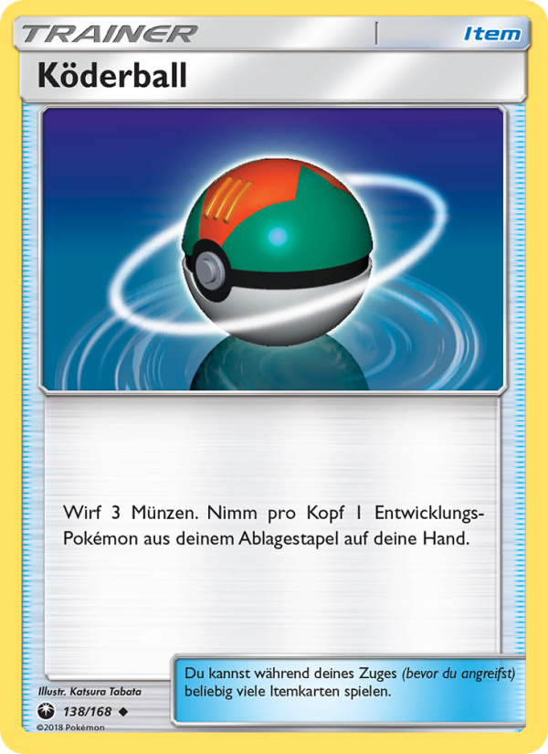 Köderball 138 — Celestial Storm (German Pokémon TCG card)