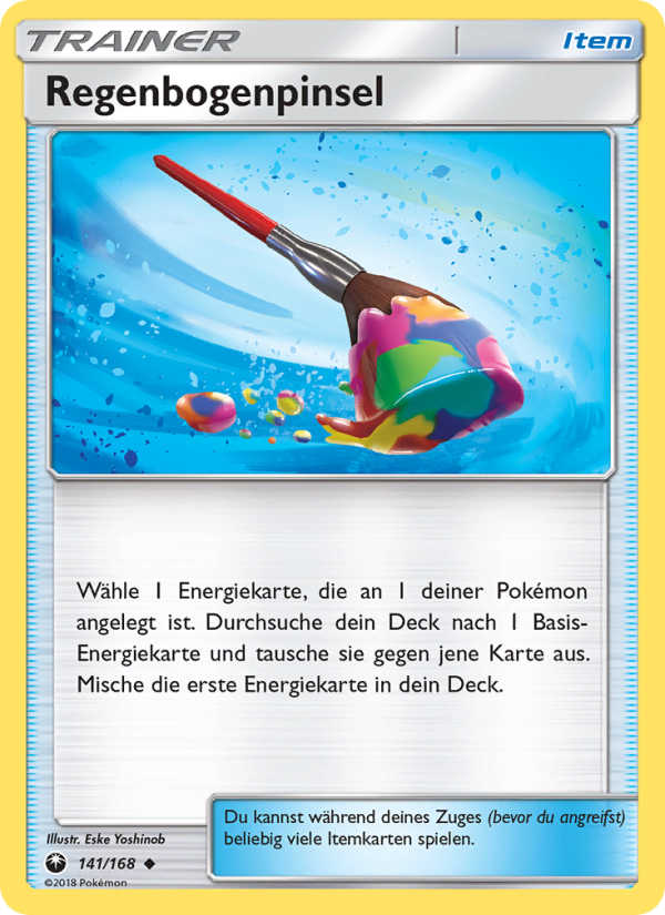 Regenbogenpinsel 141 — Celestial Storm (German Pokémon TCG card)