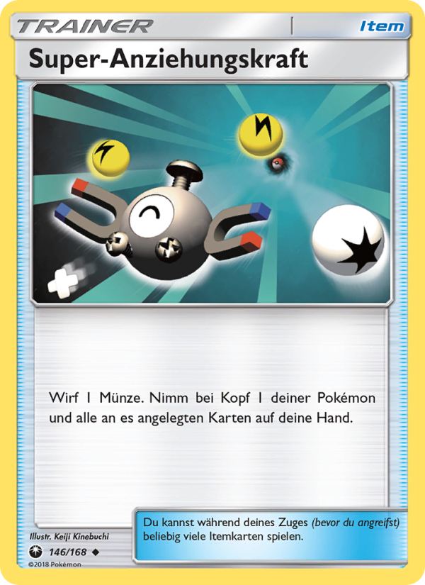 Super-Anziehungskraft 146 — Celestial Storm (German Pokémon TCG card)