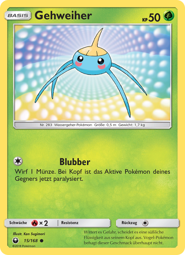 Gehweiher 15 — Celestial Storm (German Pokémon TCG card)