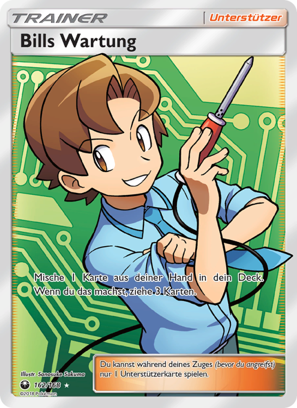 Bills Wartung 162 — Celestial Storm (German Pokémon TCG card)