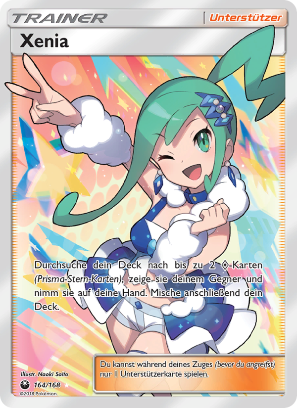 Xenia 164 — Celestial Storm (German Pokémon TCG card)