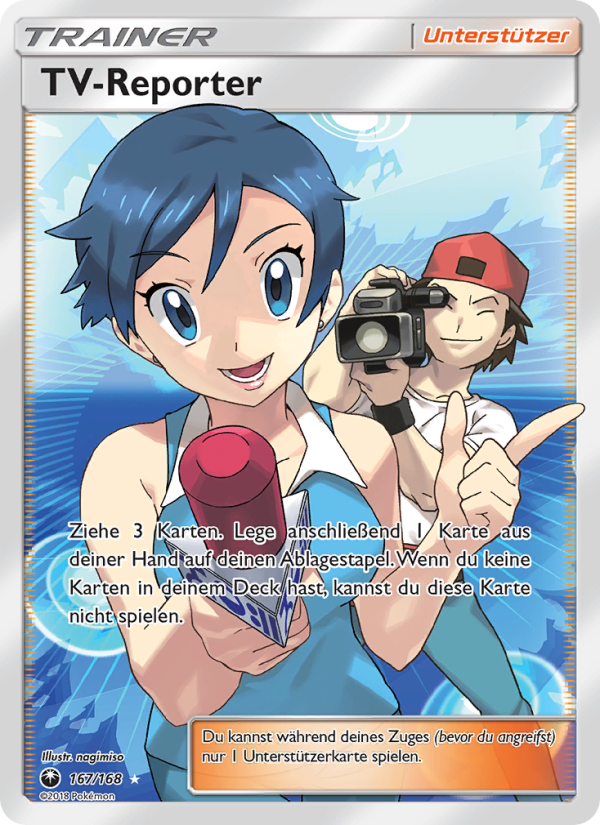 TV-Reporter 167 — Celestial Storm (German Pokémon TCG card)