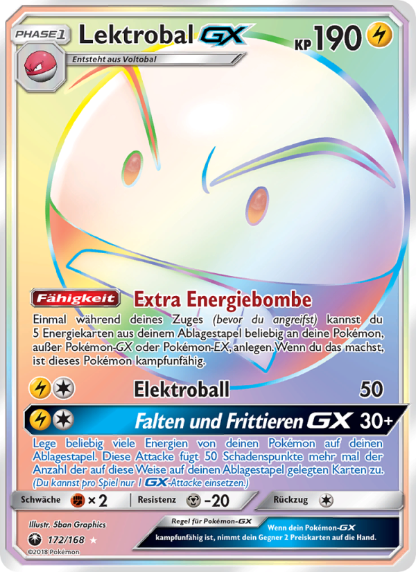 Lektrobal GX 172 — Celestial Storm (German Pokémon TCG card)