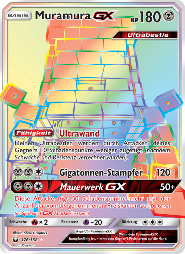Muramura GX 176 — Celestial Storm (German Pokémon TCG card)