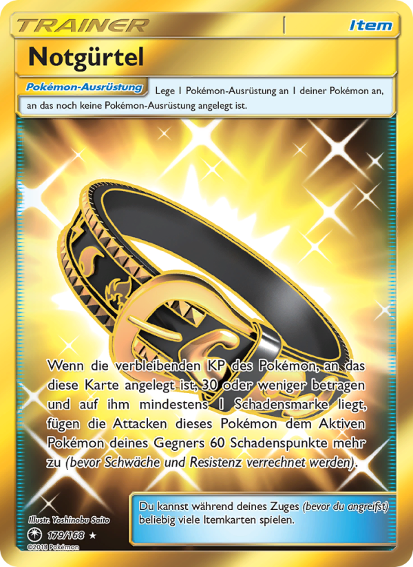 Notgürtel 179 — Celestial Storm (German Pokémon TCG card)