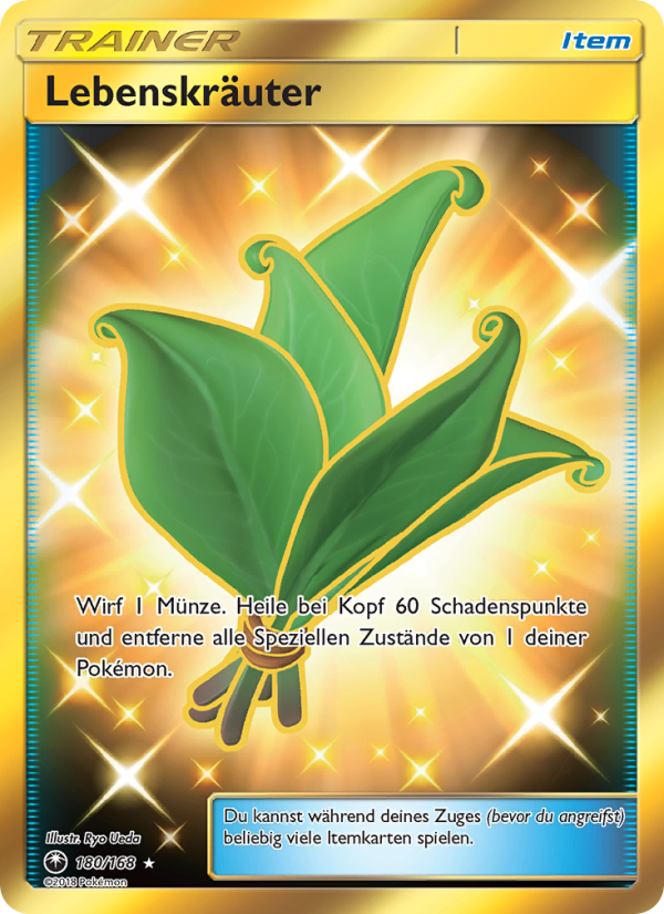 Lebenskräuter 180 — Celestial Storm (German Pokémon TCG card)
