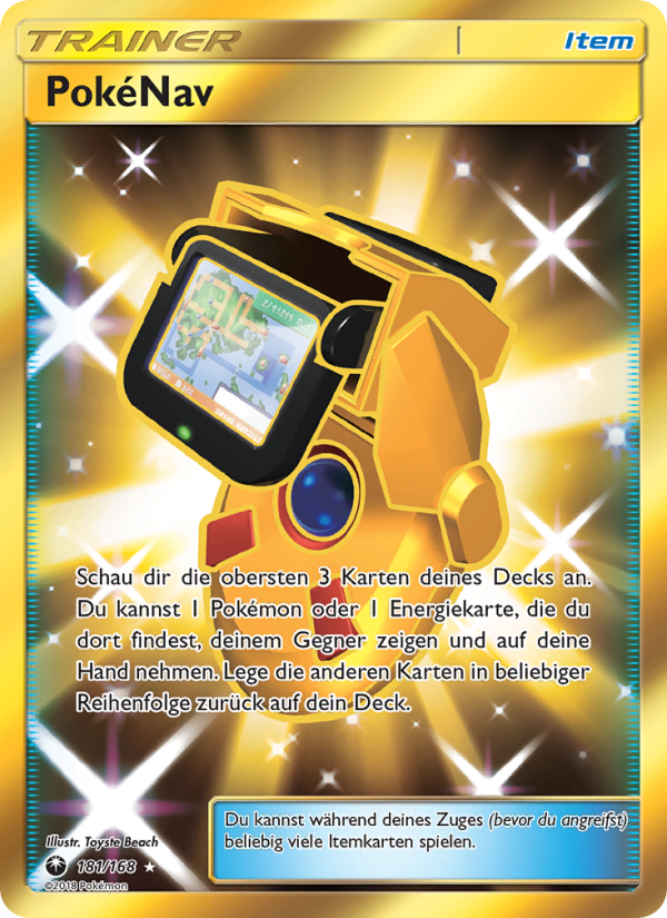 PokéNav 181 — Celestial Storm (German Pokémon TCG card)