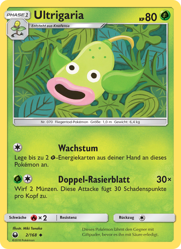 Ultrigaria 2 — Celestial Storm (German Pokémon TCG card)