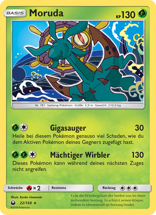 Moruda 22 — Celestial Storm (German Pokémon TCG card)
