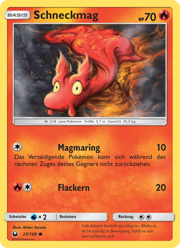 Schneckmag 23 — Celestial Storm (German Pokémon TCG card)