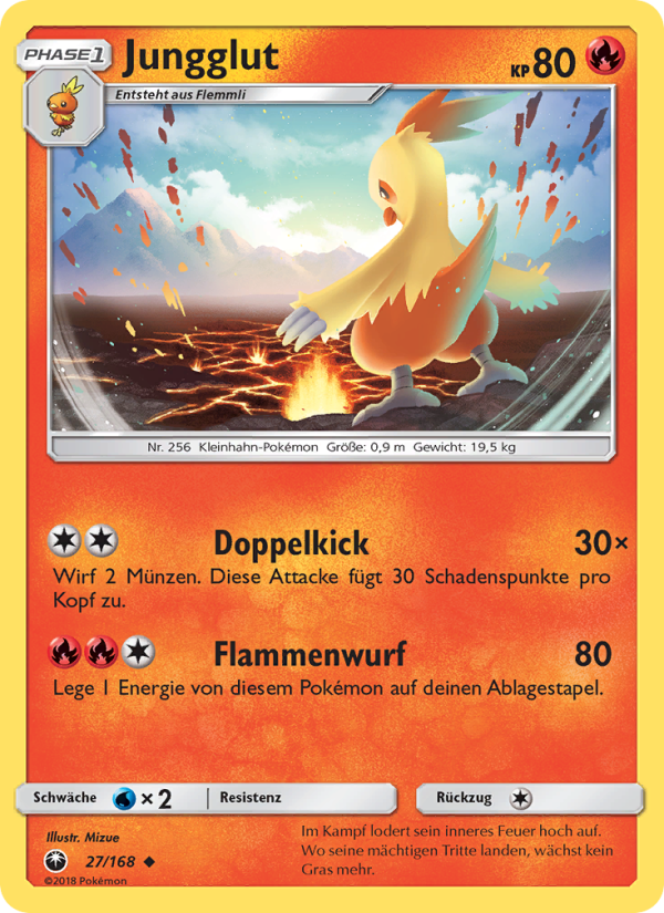 Jungglut 27 — Celestial Storm (German Pokémon TCG card)