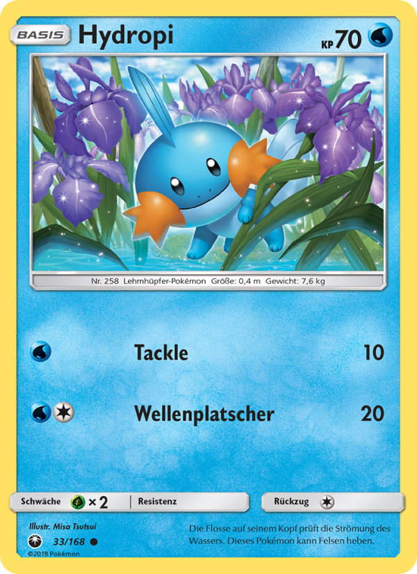 Hydropi 33 — Celestial Storm (German Pokémon TCG card)