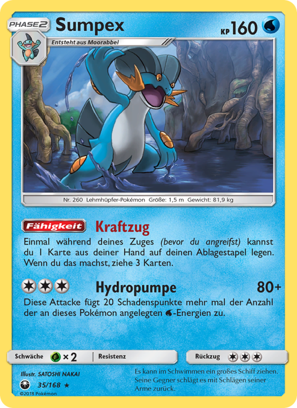 Sumpex 35 — Celestial Storm (German Pokémon TCG card)