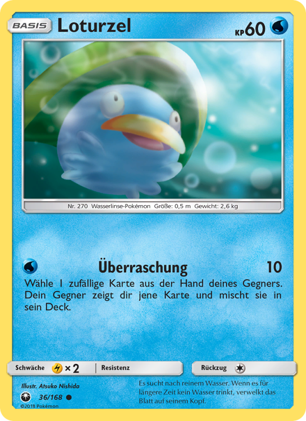 Loturzel 36 — Celestial Storm (German Pokémon TCG card)
