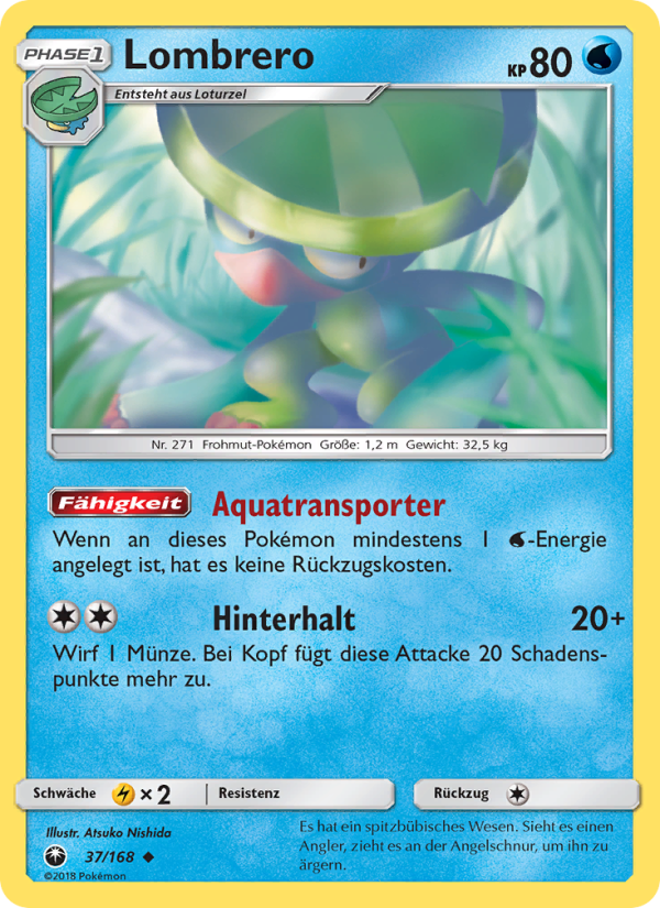 Lombrero 37 — Celestial Storm (German Pokémon TCG card)