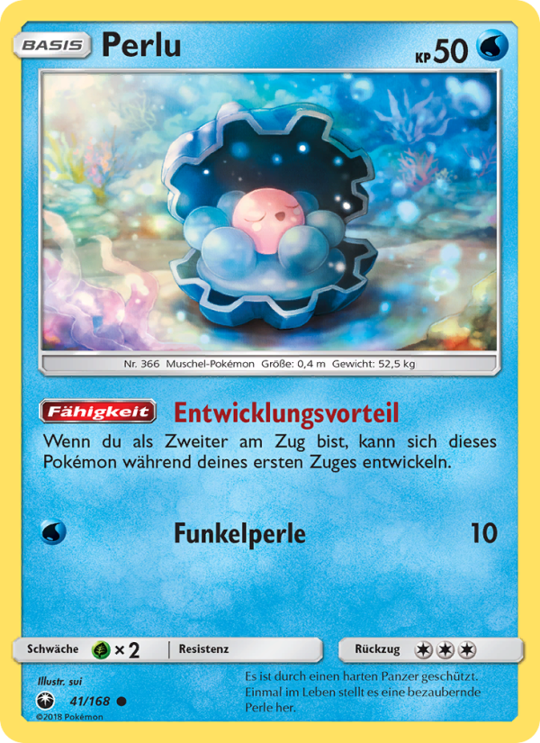Perlu 41 — Celestial Storm (German Pokémon TCG card)