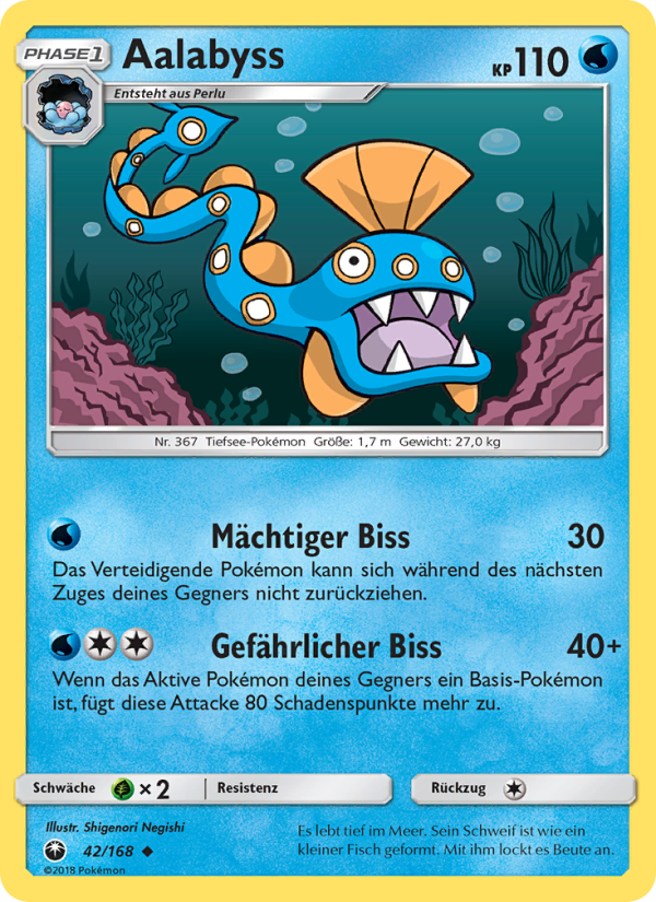 Aalabyss 42 — Celestial Storm (German Pokémon TCG card)