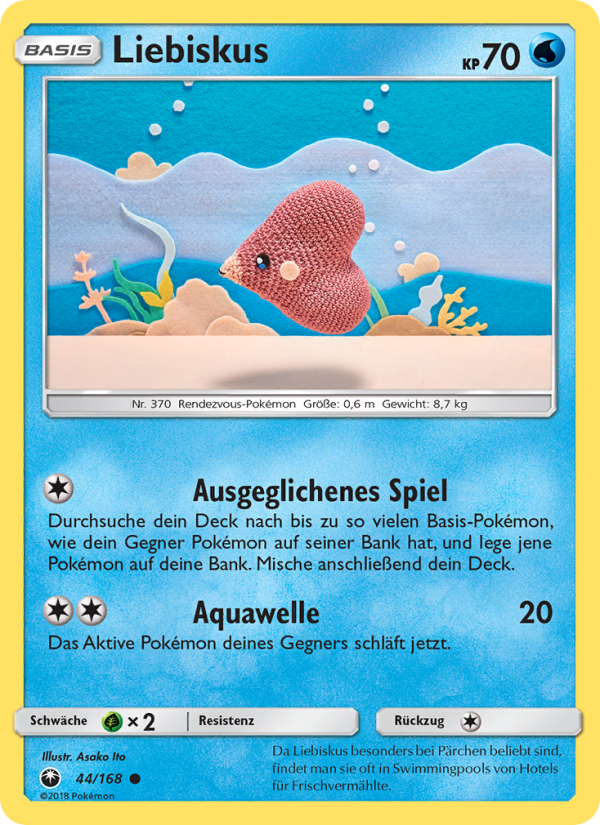 Liebiskus 44 — Celestial Storm (German Pokémon TCG card)
