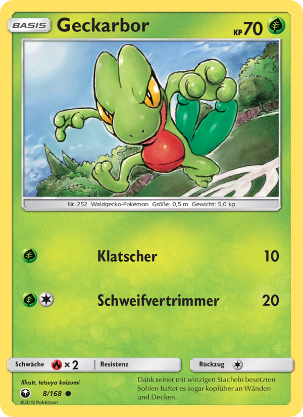 Geckarbor 8 — Celestial Storm (German Pokémon TCG card)