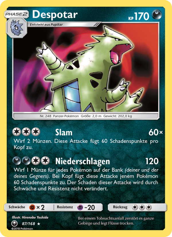 Despotar 87 — Celestial Storm (German Pokémon TCG card)