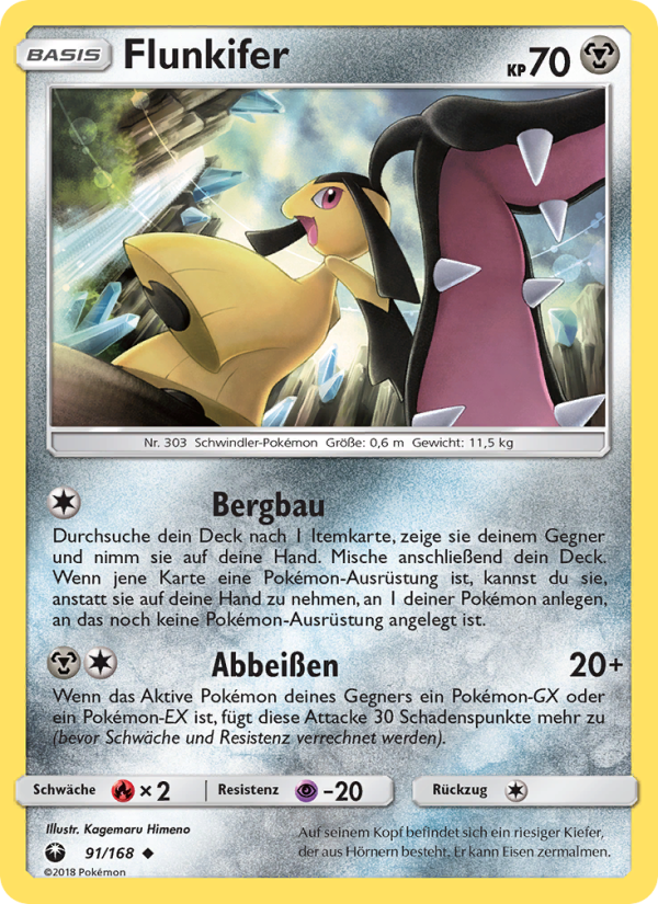 Flunkifer 91 — Celestial Storm (German Pokémon TCG card)