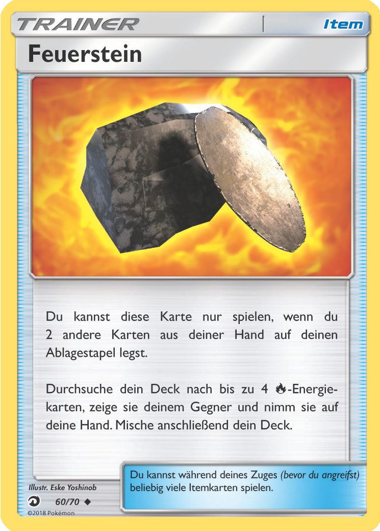 Feuerstein 60 — Majestät Der Drachen (German Pokémon TCG card)